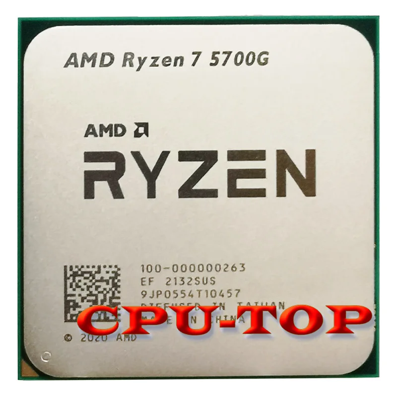 AMD Ryzen 7 5700G R7 5700G 3.8GHz Eight-Core 16-Thread 65W CPU Processor L3=16M 100-000000263 Socket AM4