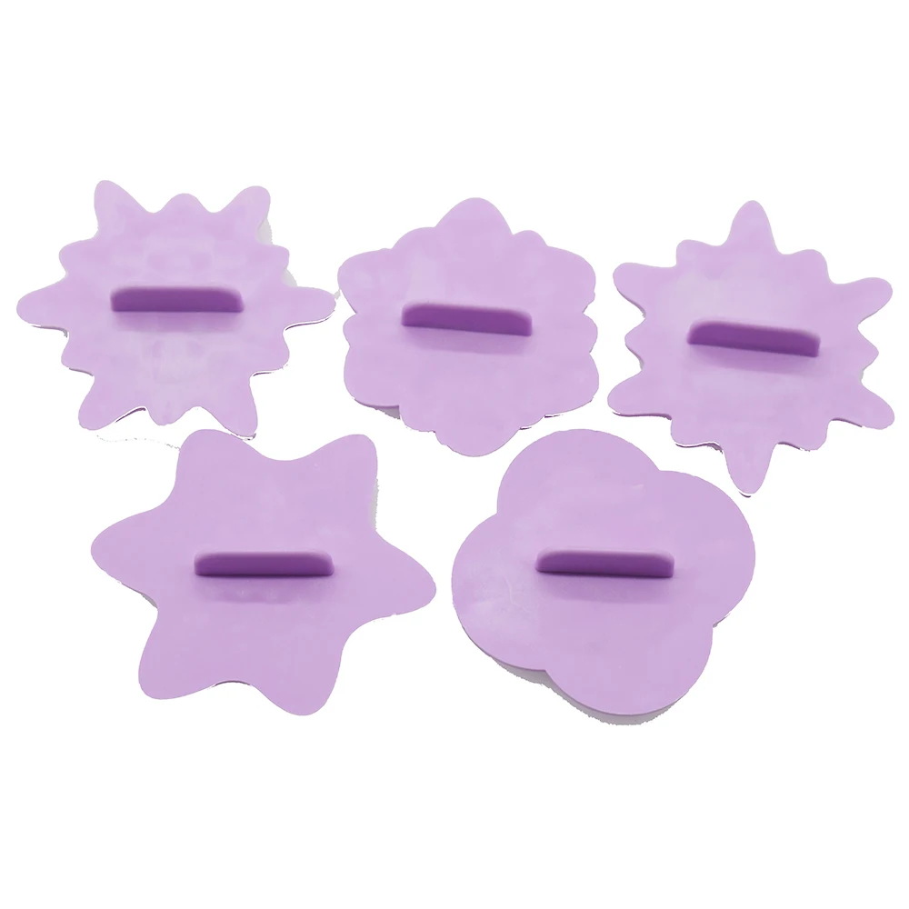 5pcs/set Lace Pattern Embossing Die Plastic Stamp Polymer Clay Sculpture Texture Stamp Clay Tool Dotting Tools