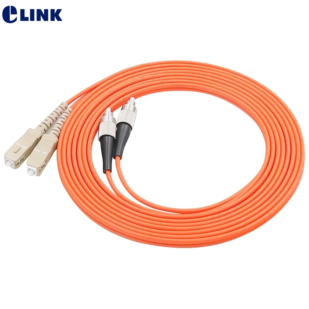 

fiber optic patch cord SC-FC duplex 1m 2m 3m 5m 7m 10M 50/125um 62.5/125um FC-SC OM1 OM2 dual ftth jumper 0.3dB 10pcs