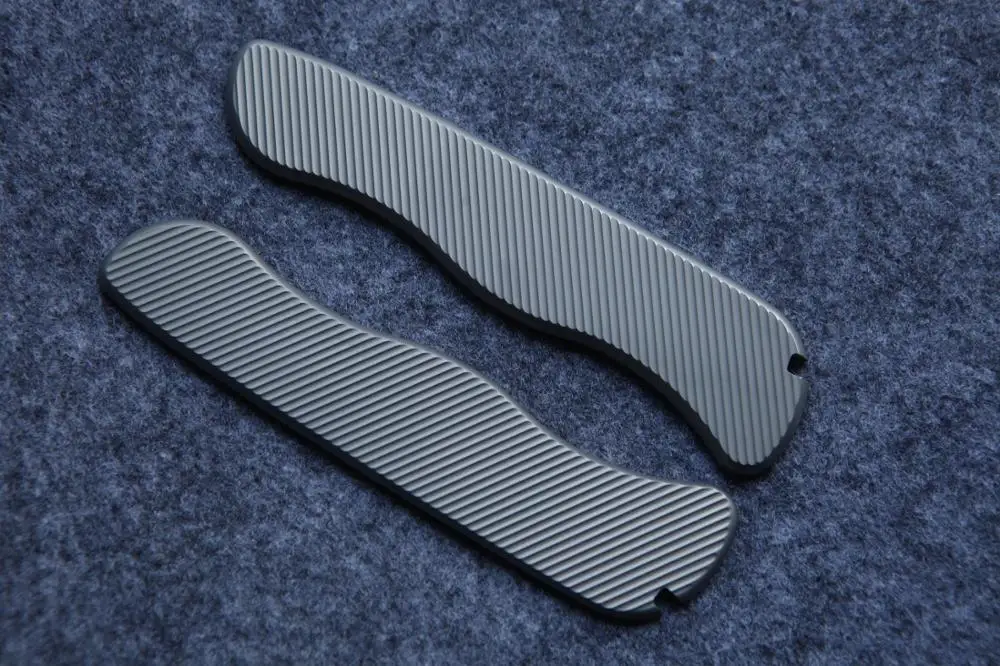 Custom Made Titanium Alloy TC4 Handle Scale Replacement for 111mm Victorinox Swiss Army Knife Modify TI Scales DIY