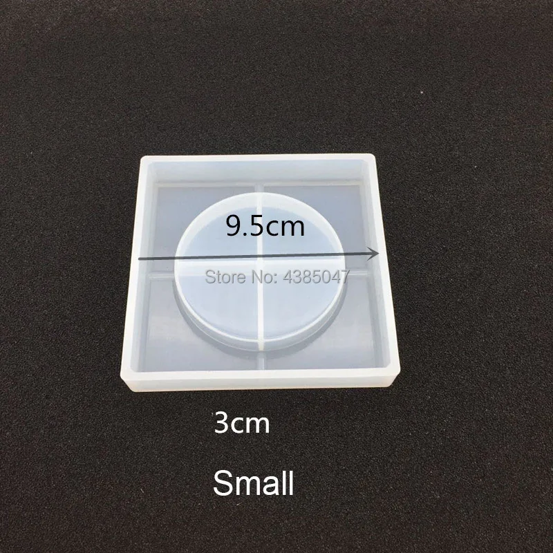 3 Different Sizes of Square Ashtray Dried Flower Resin Decorative Craft DIY Flower Pot Base Mold Epoxy Resin Molds for Jewelry