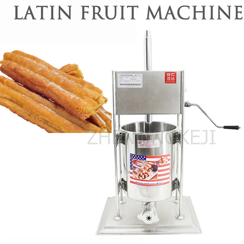 10L Latin Fruit Machine Chilling Fruit Machine Snack Equipment Spanish Churros Machine Kina Fruit Stick Machine Twist Machine