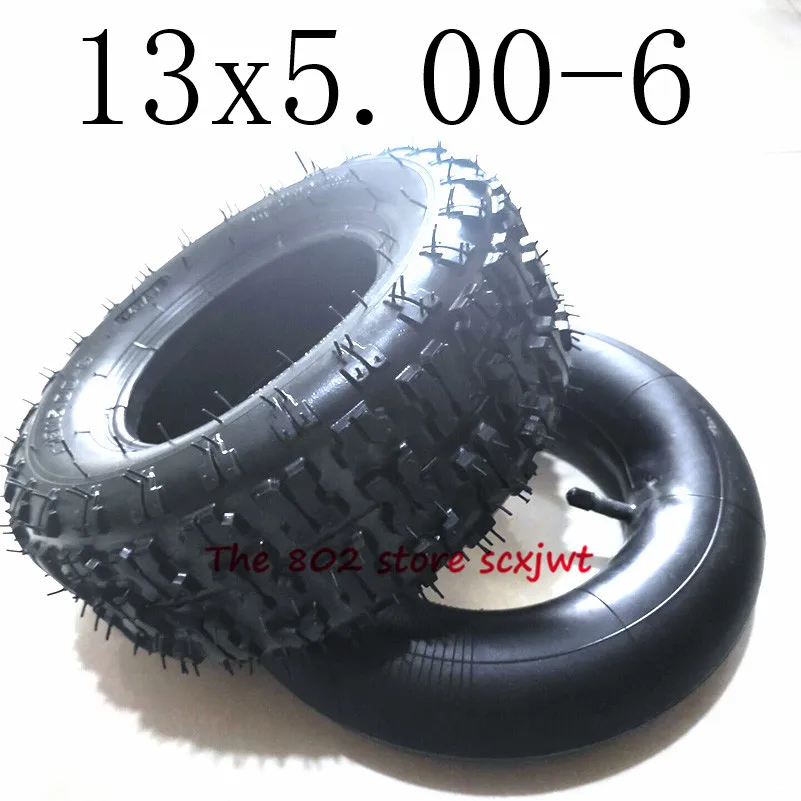 Size 13x5.00-6 Tyre Inner and Outer Tires 13*5.00-6  Karting Electric Scooter Agricultural Snow Sweeper Golf Parts