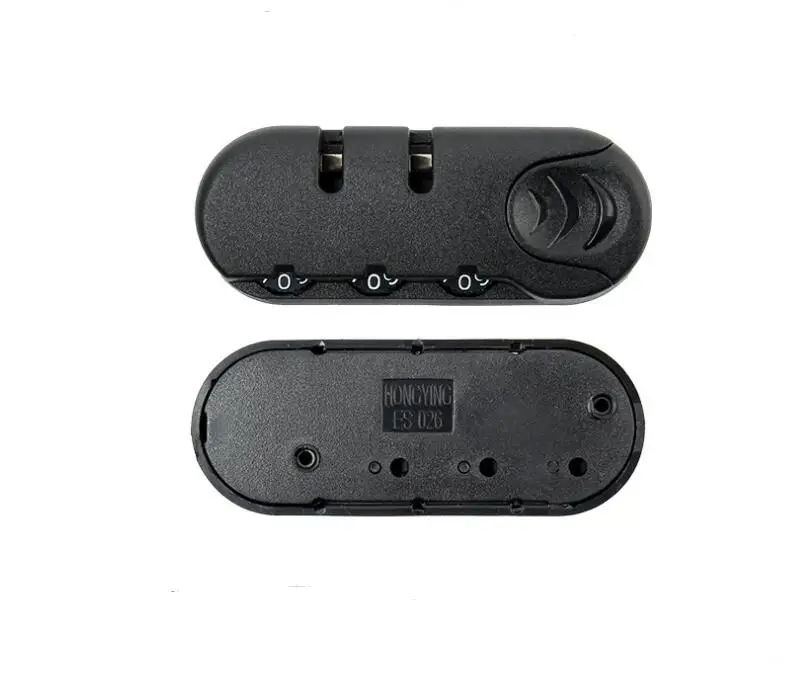 luggage combination lock  Black suitcase