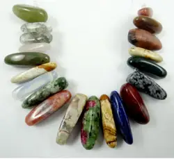 wholesale Natural stone Quartz Crystal Turquoises lapis tiger eye Beads pendant for diy Jewelry making necklace Accessorie20pcs