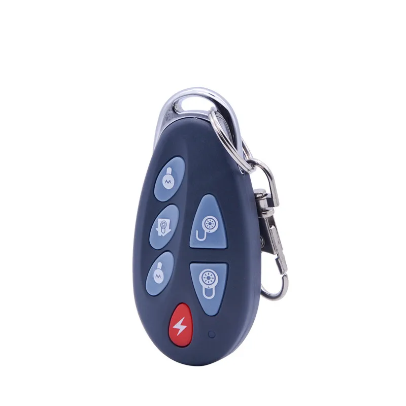 

New Focus 433Mhz 868Mhz Wireless Arm Disarm Remote Control 6 Function Keys SOS Remote Keyfob Home Alarm Controller