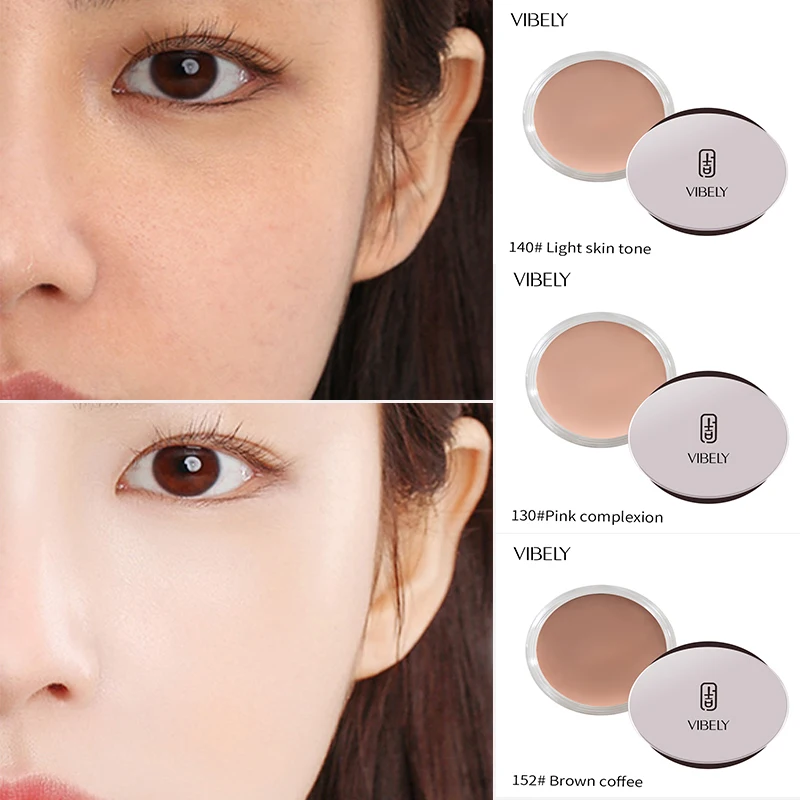 

VIBELY 6 color Professional Full Coverage Flawless Makeup Long Lasting Brightening Whitening Texture Concealer Foundation Beauty