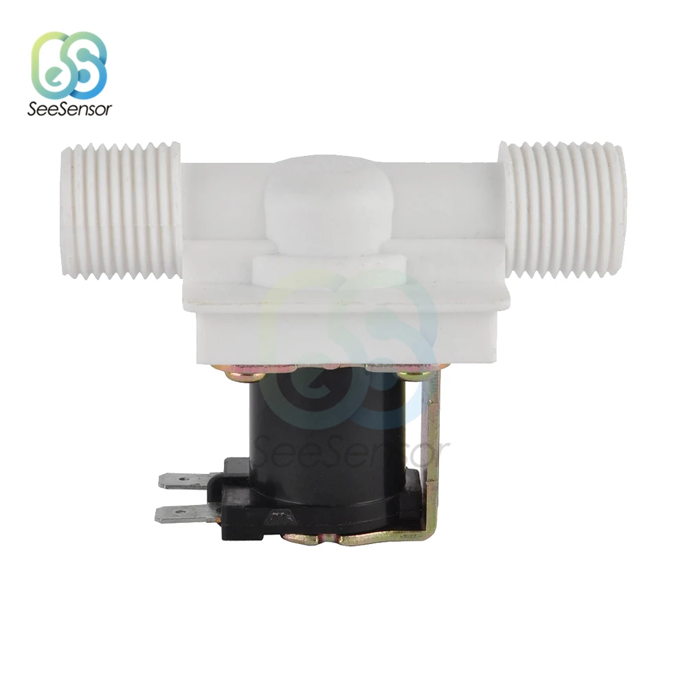 Válvula Solenoide de plástico, dispensador magnético de lavadora, interruptor de controlador de presión neumático de agua potable, 220V, 110V, 24V,