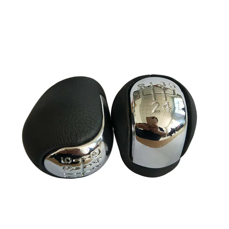5/6 Speed Shift Knob Hand Lever For OPEL/VECTRA C SIGNUM R123456 2002 2003 2004 2005 PU Leather Car Shift Knobs