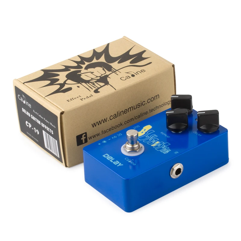 Caline CP-19 Blue Ocean Delay Guitar Effect Pedal Guitar Accessories