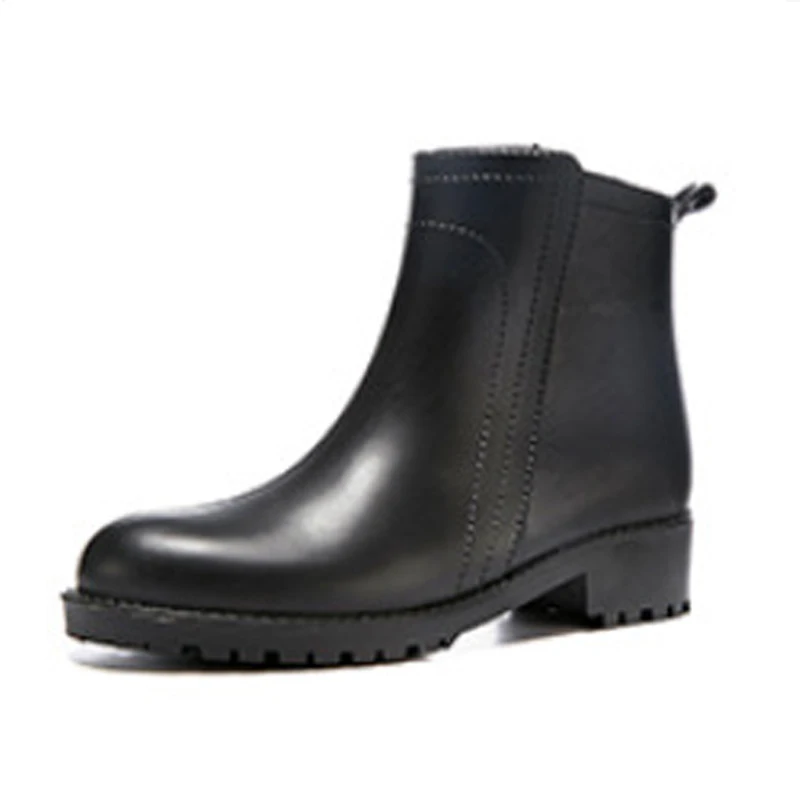 Botas de lluvia para mujer, botines bajos antideslizantes, impermeables, antideslizantes, informales, Martin