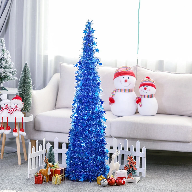 2020 In Stock Christmas Tree with Stars 1.5 meters Encryption Hot Sale New Year Decorations for Home