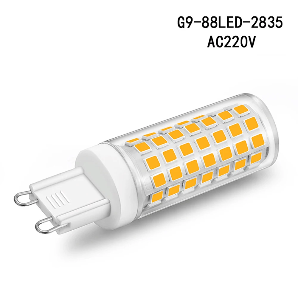 G9 12W LED Lamp Led Corn bulb SMD 2835 124LEDS G9 LED light 85-265V Replace halogen lamp light Pure white/Warm white 4000K