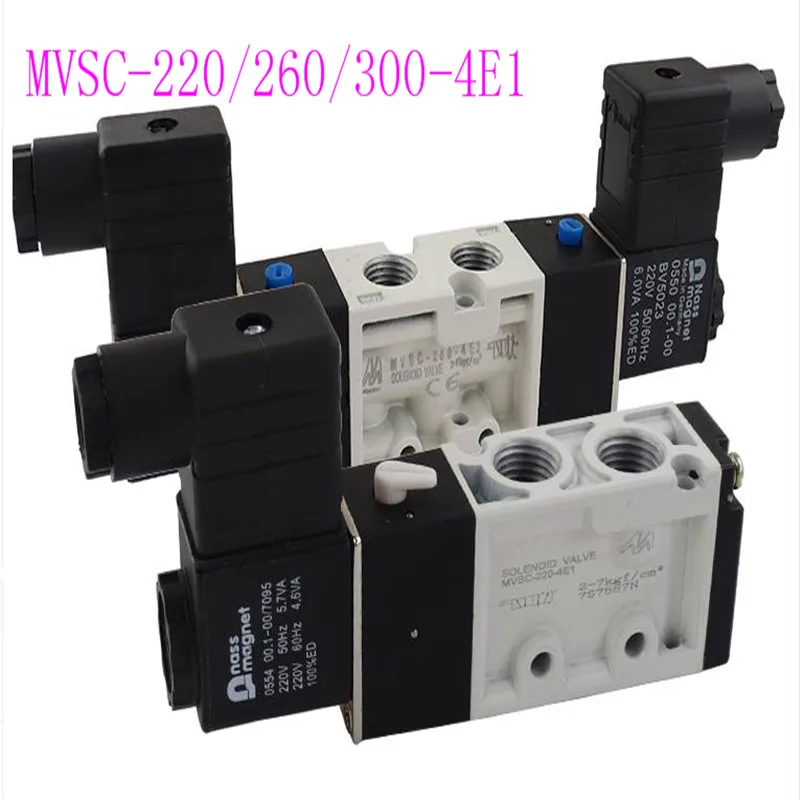 MVSC Series Solenoid Valve MVSC-220-4E1/DC24V/AC220V Two-position Five-way Reversing