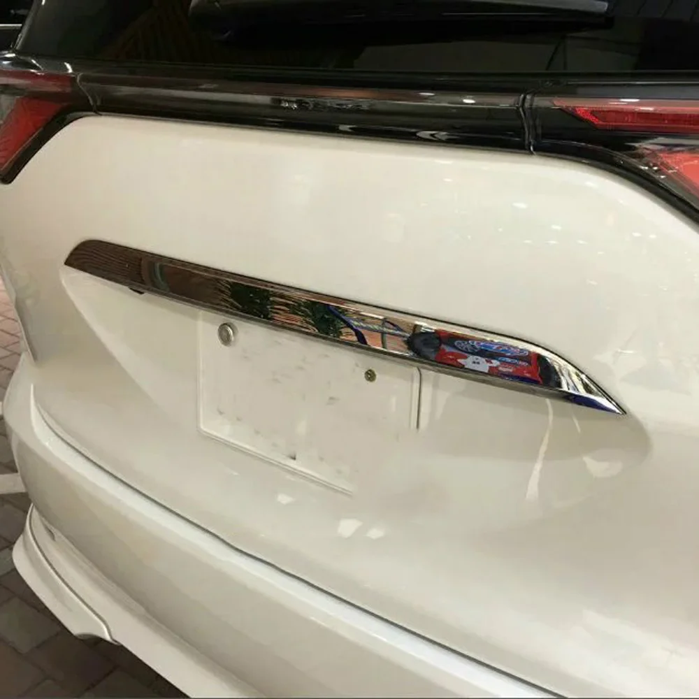 For Toyota Estima Previa Tarago 2016 2017 2018 2019 ABS Chrome Rear Trunk Tail Gate Door Cover Molding Strip Trim Car Styling