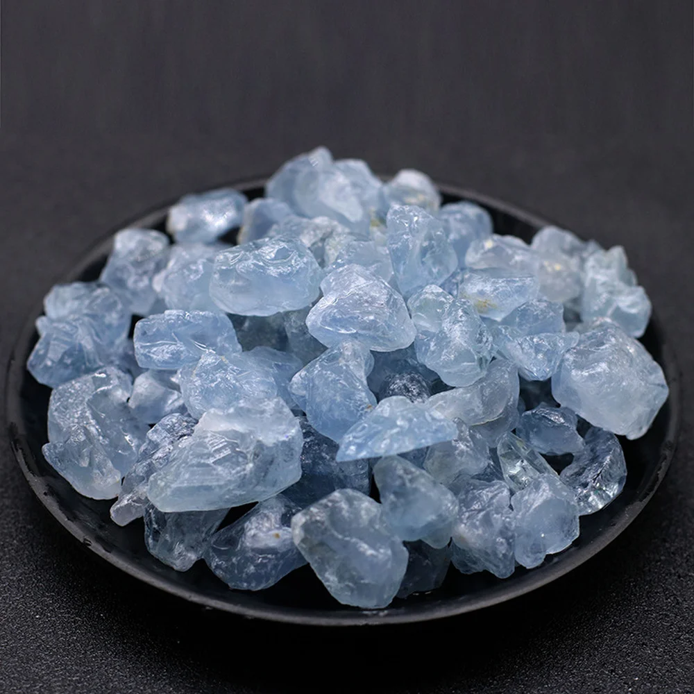 100g Bulk Lot Raw Blue Celestite Chip Rocks Natural Crystal Quartz Healing Reiki Rough Stone Aquarium Decor Mineral Specimen