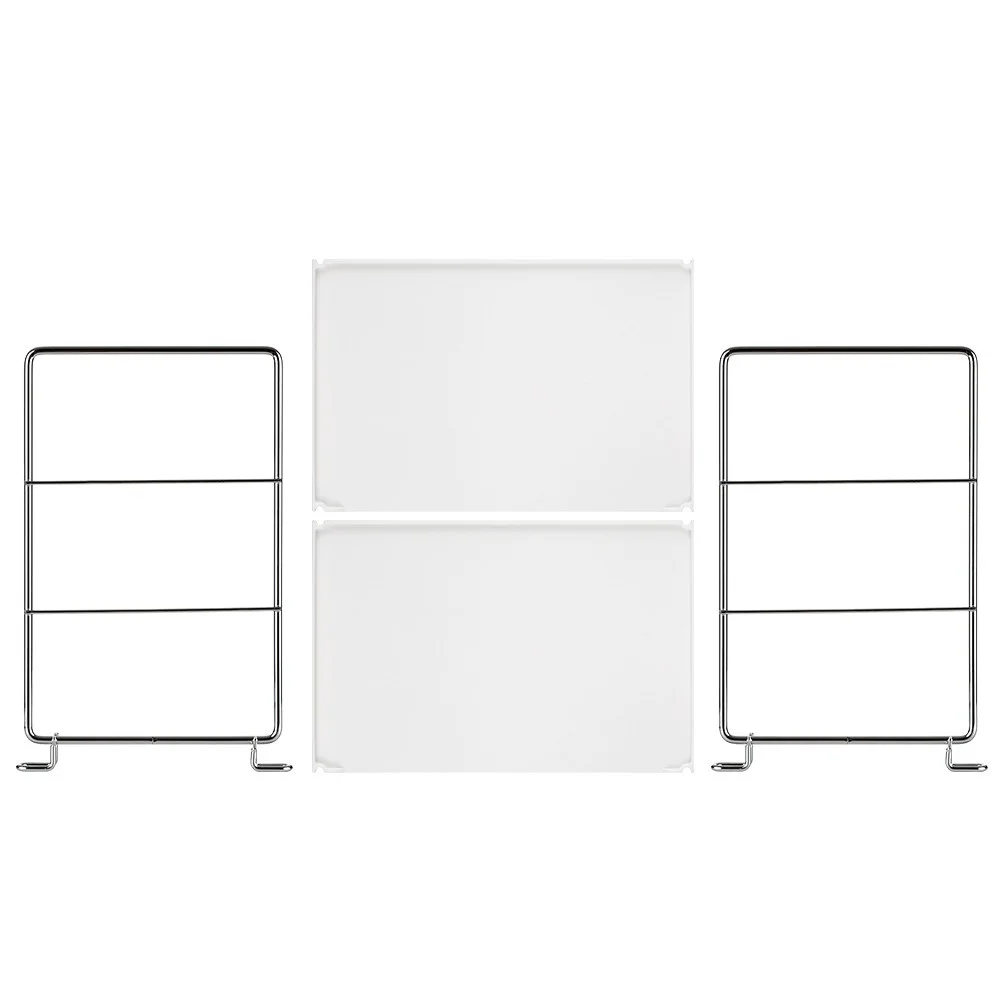 

2-Tier Freestanding Stackable Organizer Shelf