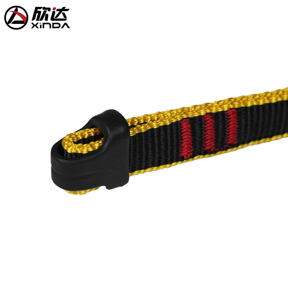 Xinda Rock Climbing Supplies High Altitude Anti Fall Off Protective Safety Belt Cowstail High Strength Wearable Sling