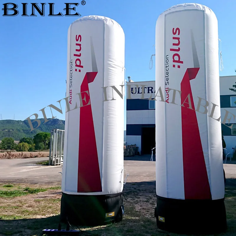 Branded advertising inflatable pillar with led light inflatable column Colorful Inflatable lighting tube for events