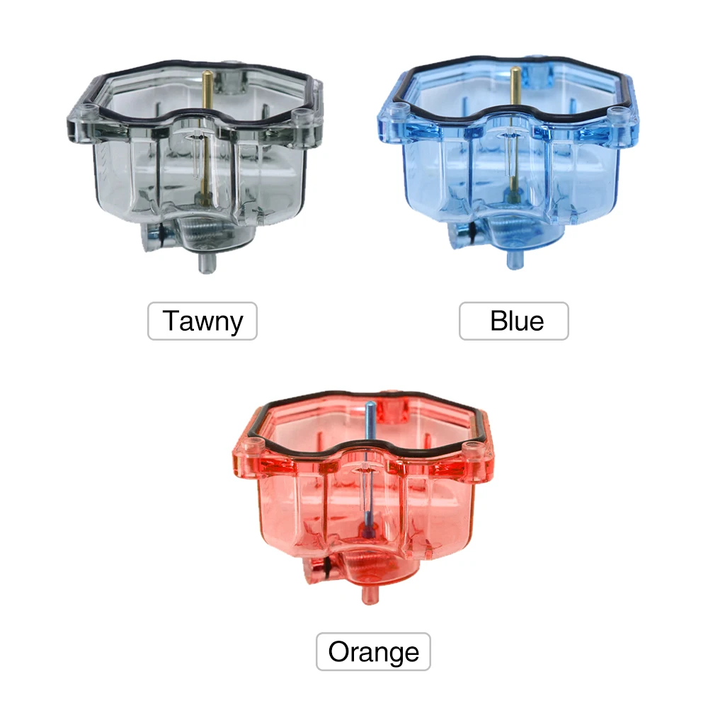 Sclmotos-For Kehin PZ26 PZ27 PZ30 PZ32 Motorcycle Carburetor Carb Float Bowl Comp Chamber Transparent Oil Cup Bottom Lower Cover