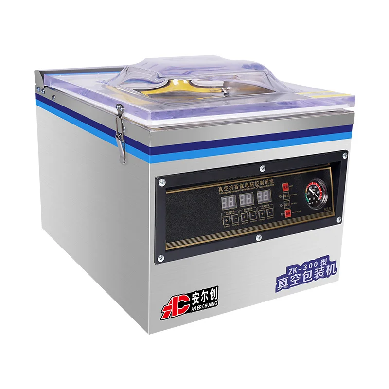 Food Vacuum Machine Sealer Packing Machine Wet and Dry Commercial Home Fully Automatic Small Vacuum Compressor Bag Sealer