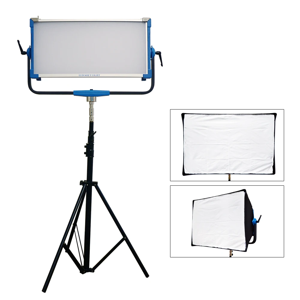 300W RGBW LED Video Lamp Pro special effects Yidoblo AI-3000C Soft LED Lamp Photography Studio Light LED Video Light + Soft box
