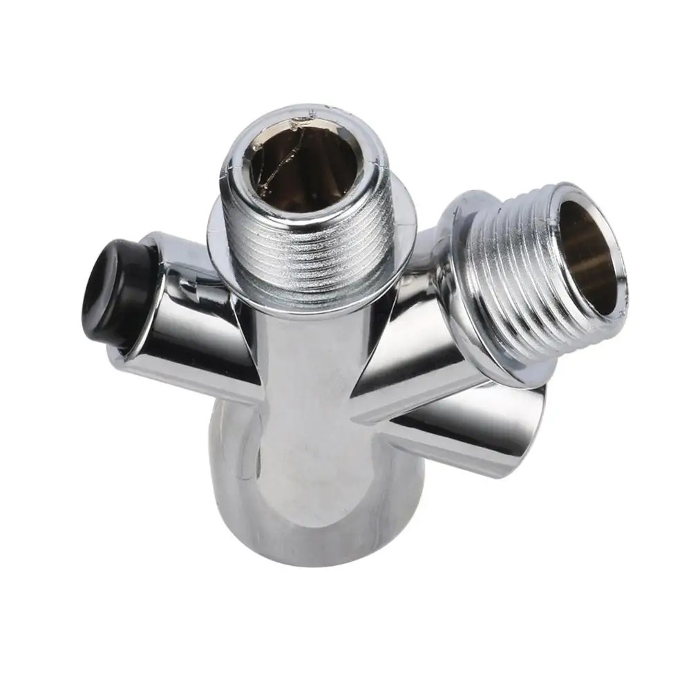 Shower Head Water Splitter Water Separator Adapter 1/2\