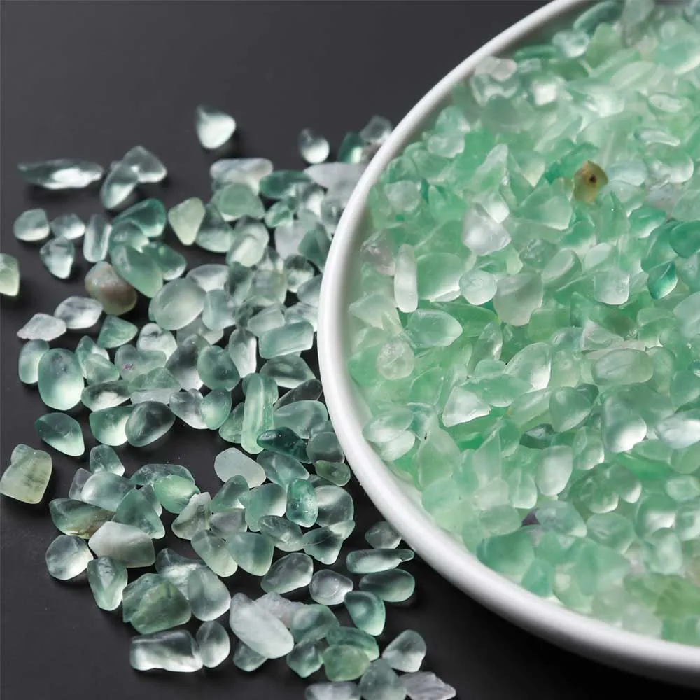 50g/Bag Natural Irregular Crystal Rose Quartz Rock Tumbled Crushed Stone Healing Reiki Gravel Garden And Aquarium Decoration
