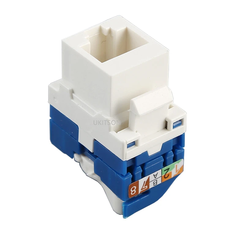 Wervelende draad CAT6 RJ45 Toolless LAN-inzet Keystone Ethernet-modulekaansluiting Gigabit UTP Gereedschapsvrije Ineternet-aansluiting