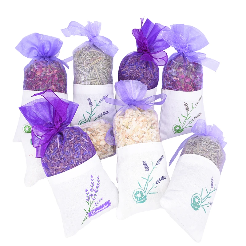 Lavender, rose Freshener For Home Lavender Sachets Dried Floral Sachet Wedding Valentine's Day Romance Supplies