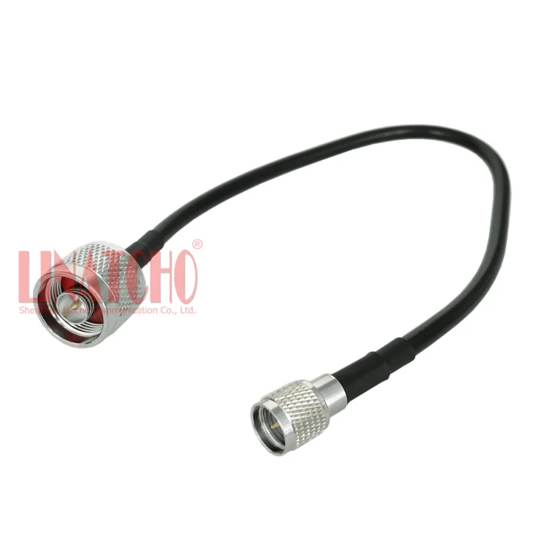 1FT Coax. 50ohm RG58U Pigital N Male to Mini UHF GM300 GM338 Radio Diplexer Jumper Cable