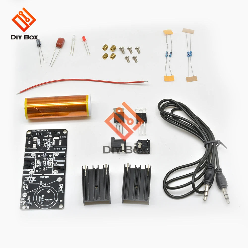 Speaker Versterker Kit Tesla Coil 15W Mini Music Audio Versterker Board Sound Speaker Tesla Coil Plasma Draadloze Transmissie