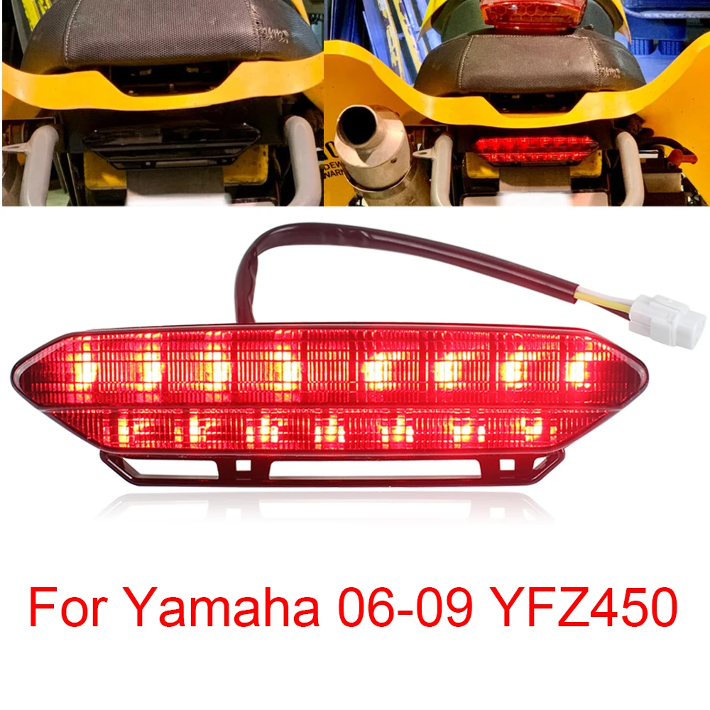 LED Tail Light for Yamaha 2006 - 2009 YFZ450 06-09 YFZ 450 5TG-84710-21-00 LED Rear Lamp