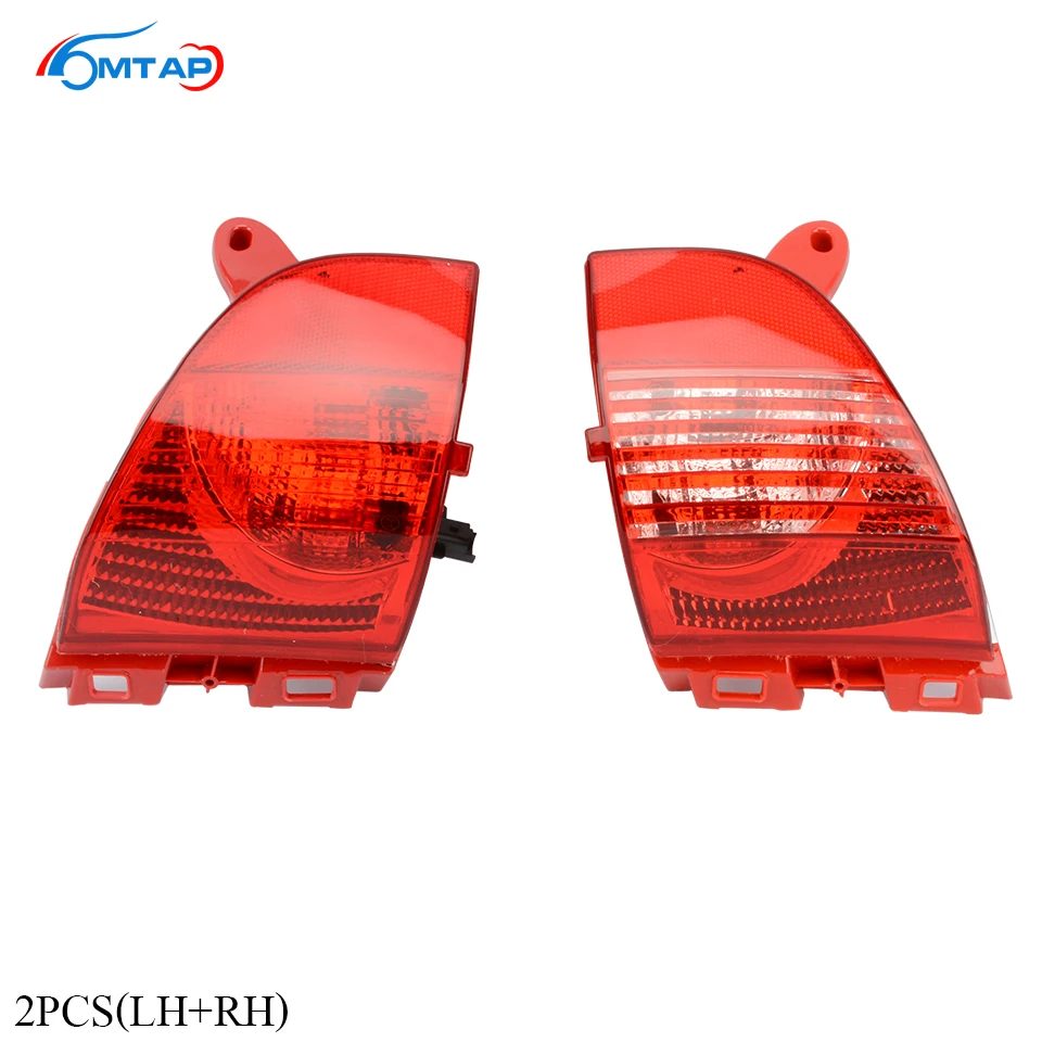 MTAP 2PCS Rear Fog Lamp Fog Light With Bulb For Peugeot 308CC 2009-2012 For 2008 2014-2018 For Citroen C3XR