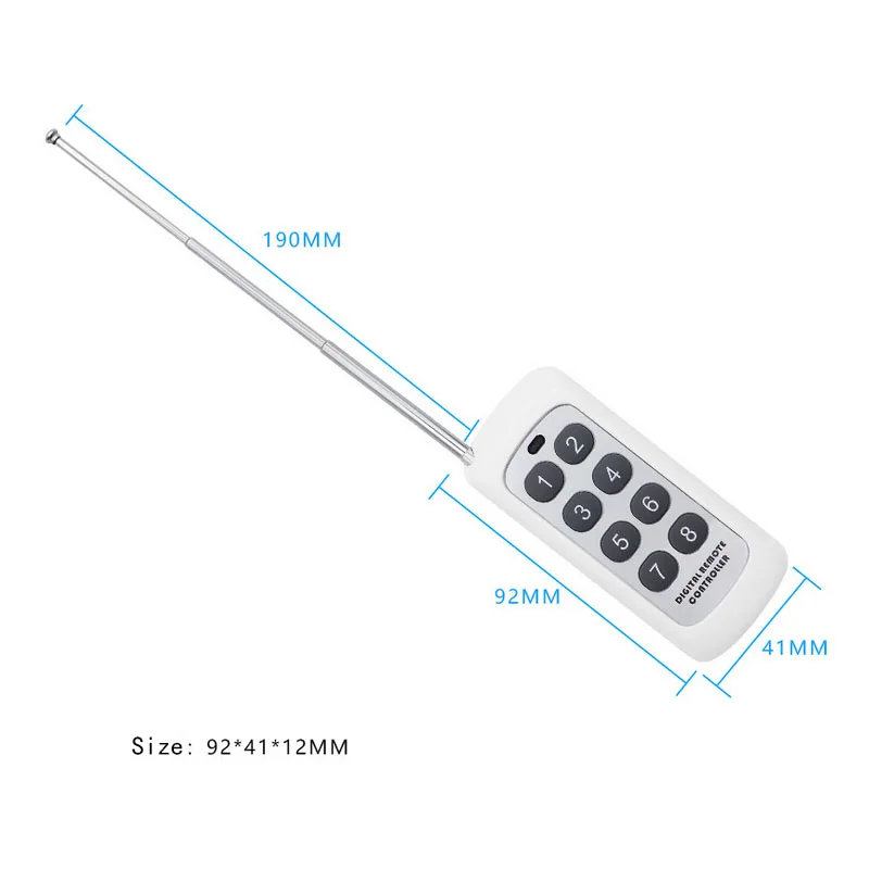 433Mhz High Power Wireless Remote Control Switch AC110V 220V 10A and Wireless Remote Control Transmitter for Led Bulb control