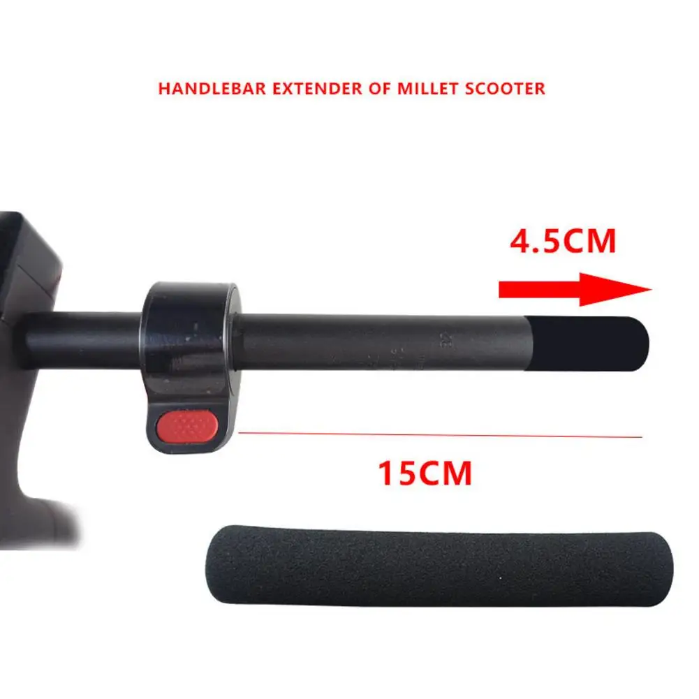 Estensore del manubrio Impugnatura della impugnatura Copertura del manubrio allungata antiscivolo per accessori per skateboard scooter elettrico