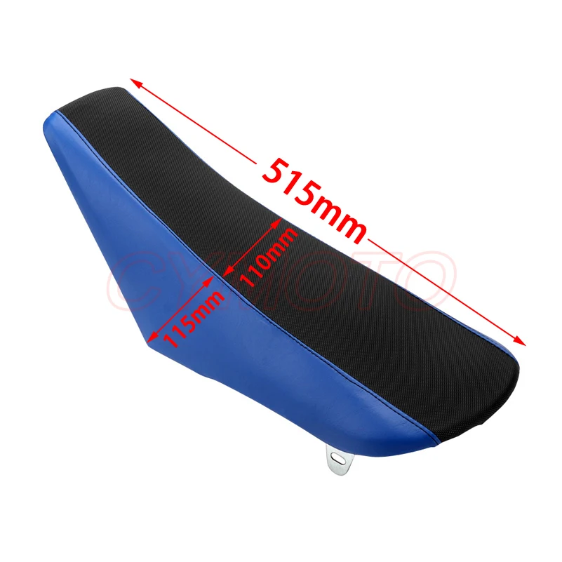 دراجة نارية مسطحة مقعد رغوة الركاب وسادة وسادة لياماها TTR110 موتوكروس 110cc 125cc 150cc 160cc 200cc 250CC حفرة الترابية دراجة #2