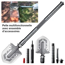 Pelle polyvalente extérieure outils de jardin survie Portable pliant pelle militaire Camping défense outils de sécurité livraison directe