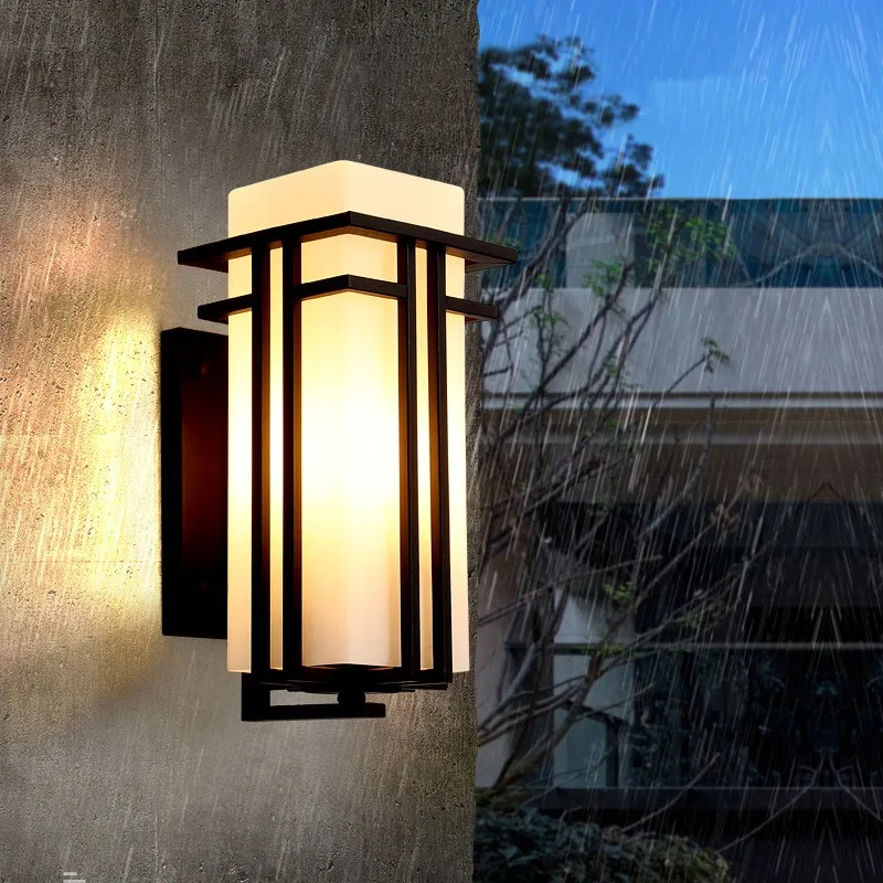 Living room big Outdoor Wall sconce Led garden Light Modern  External Wall Lamp Waterproof Courtyard Light  Balcony Porch Lights