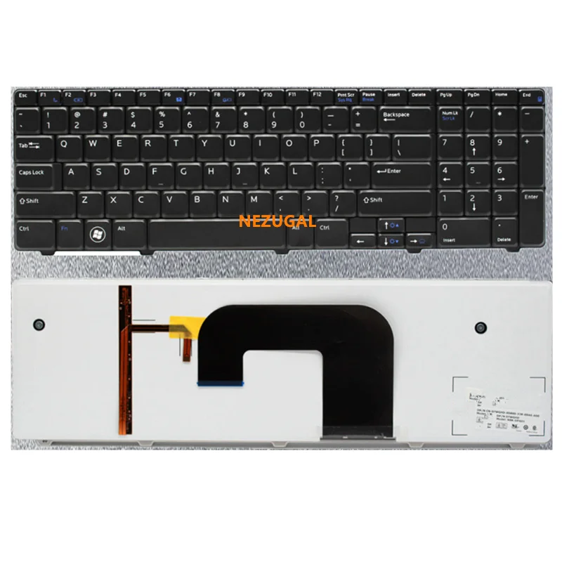 US Keyboard For Dell Vostro 3700 V3700 Backlit English Keyboard