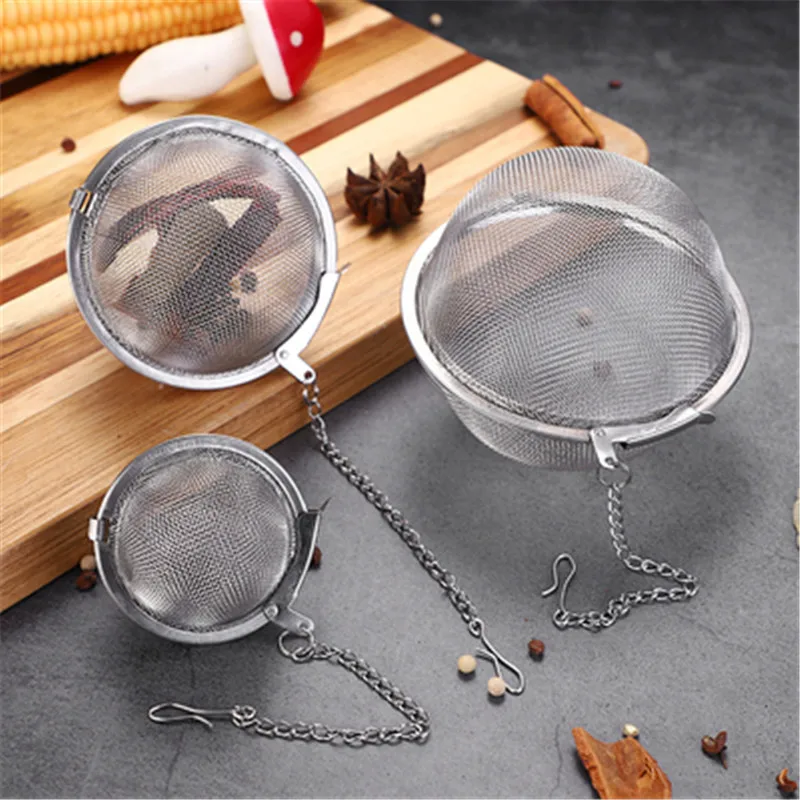 Stainless Steel Infuser Teh Teko Nampan Rempah Saringan Teh Filter Herbal Perlengkapan Teh Aksesori Perlengkapan Dapur Teh Infuser Teh