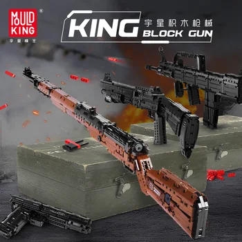 In stock mold King Creator Desert Eagle Pistol Weapon SWAT Gun 98K MP5 Building Blocks Bricks Kids DIY Toys Christmas Gifts