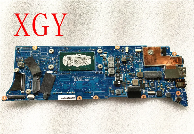 CN-0MJ08X  MJ08X Para FOR Dell XPS 13 9360 LAPTOP MOTHERBOARD CAZ70 LA-F051P Com SR3LC I7-8550U 16GB 100% testado trabalho