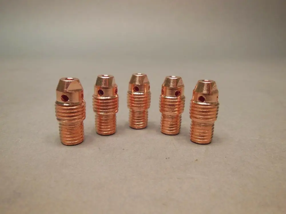 10pcs 13N27 2.0 มม.5/64 "COLLET Body Electrodes Fit WP-9 20 ไฟฉายเชื่อม TIG