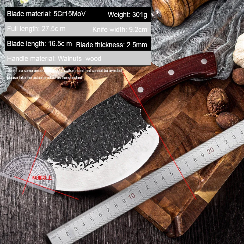 Fish Boning Knife Professional Tool Cooking  Kitchen Knife Seafood Market Aquatic Slaughter Fishing Butcher Knife Meat Cleaver