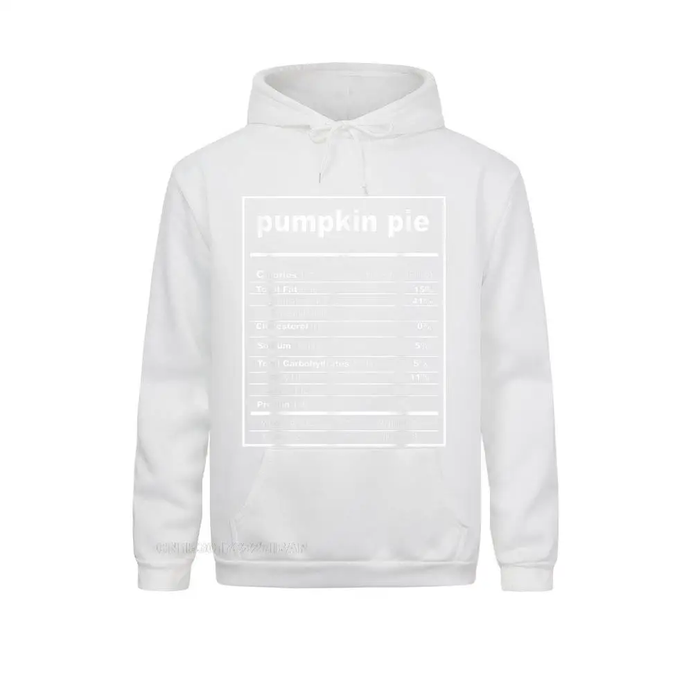 Pumpkin Pie Costume Funny Christmas Food Nutrition Facts Sweatshirts Harajuku Fashionable Hoodies Custom Clothes For Women