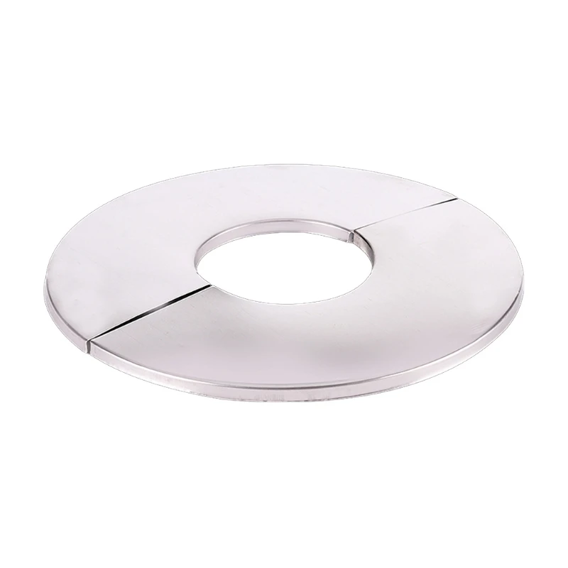 2022 New Self-Adhesive Wall Split Flange Escutcheon Cover Plate Shower Faucet Decorative Cover Finish Stainless Steel