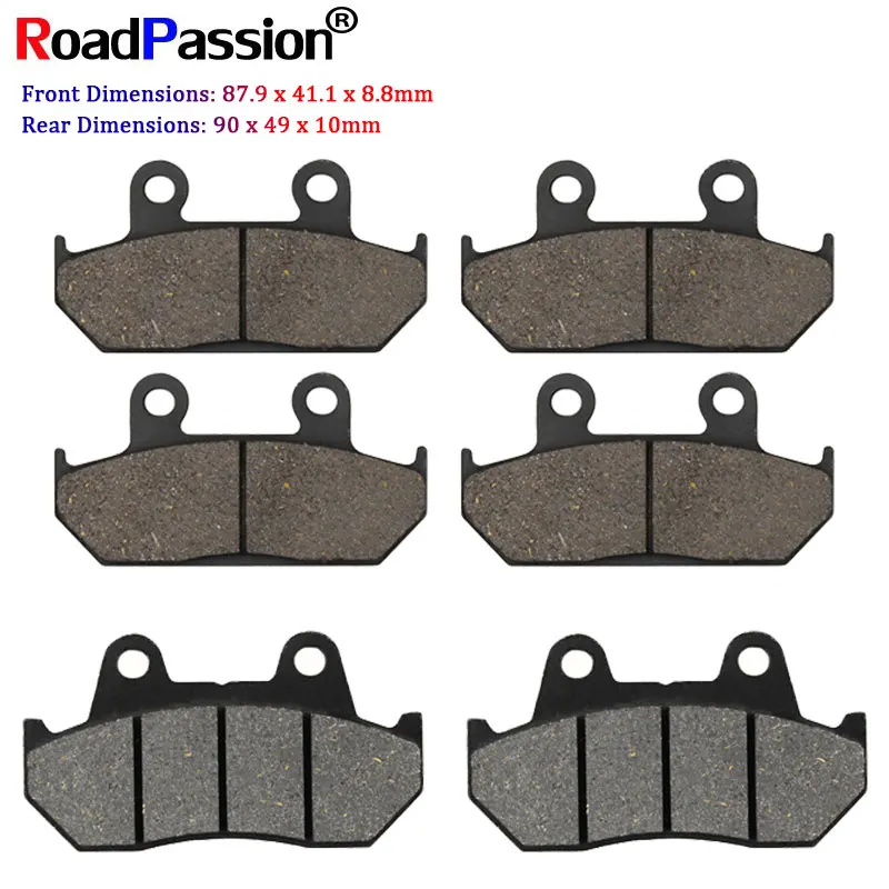 Motorcycle Parts Front Rear Brake Pads Disks For HONDA VFR700 F/F2 CBR750 CBR1000F GL1500 1500A VFR 700 CBR 750 CBR 1000 F RC27