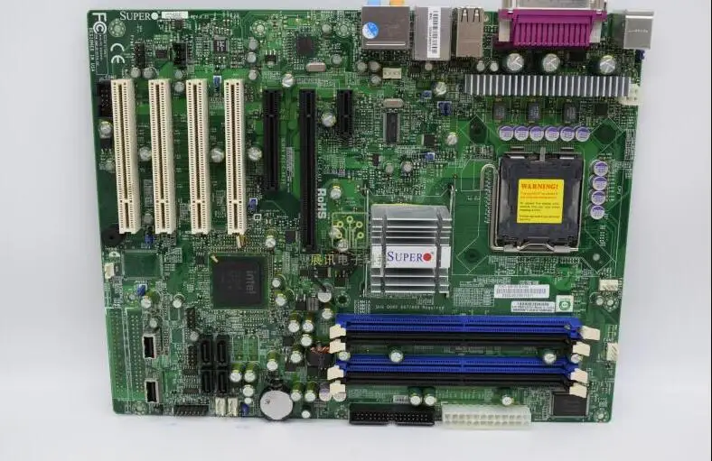 C2SBE servidor motherboard LGA775 Testado trabalho