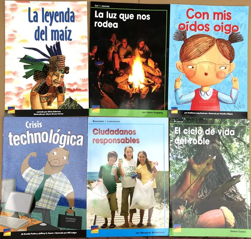 6 Books Child Kids Spanish Book Carhildhood Education Enlightenment Knowledge Life Story Learning Reading Book Age 8 up